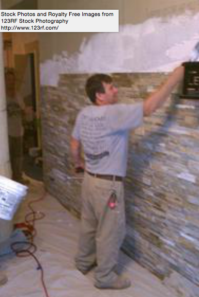 stone wall installation residential