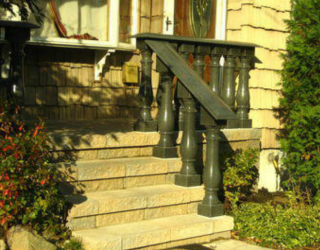residential decorative railings and stairway